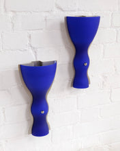 Load image into Gallery viewer, ITALIAN FROSTED GLASS 80’s WALL SCONCES
