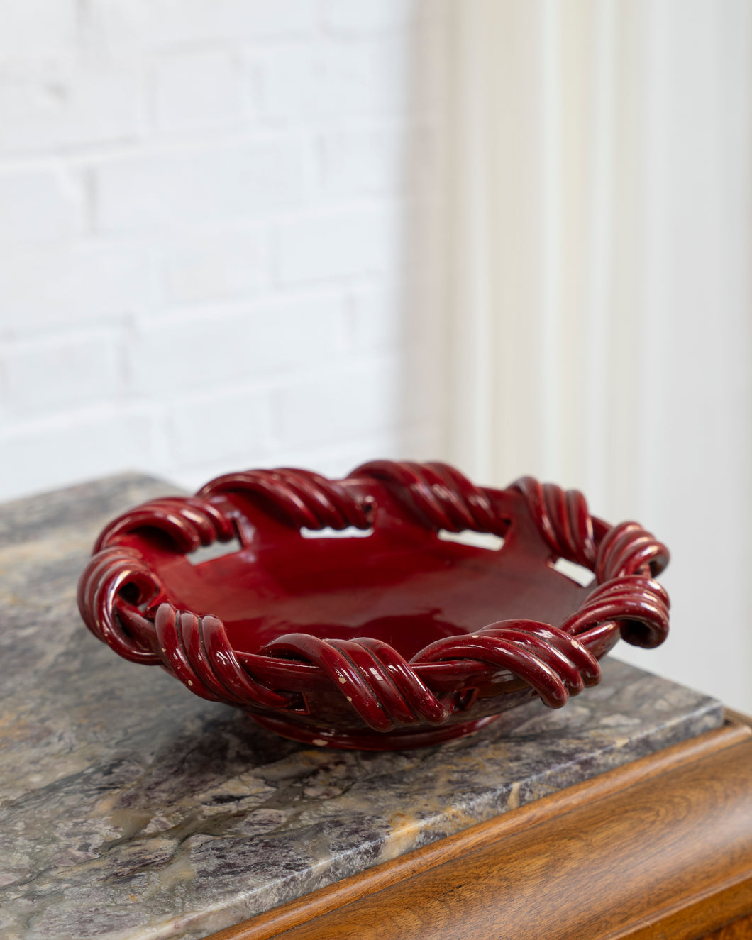 Vallauris Red Woven Dish