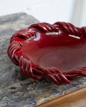 Load image into Gallery viewer, Vallauris Red Woven Dish
