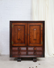 Load image into Gallery viewer, Brutalist Oak Cabinet
