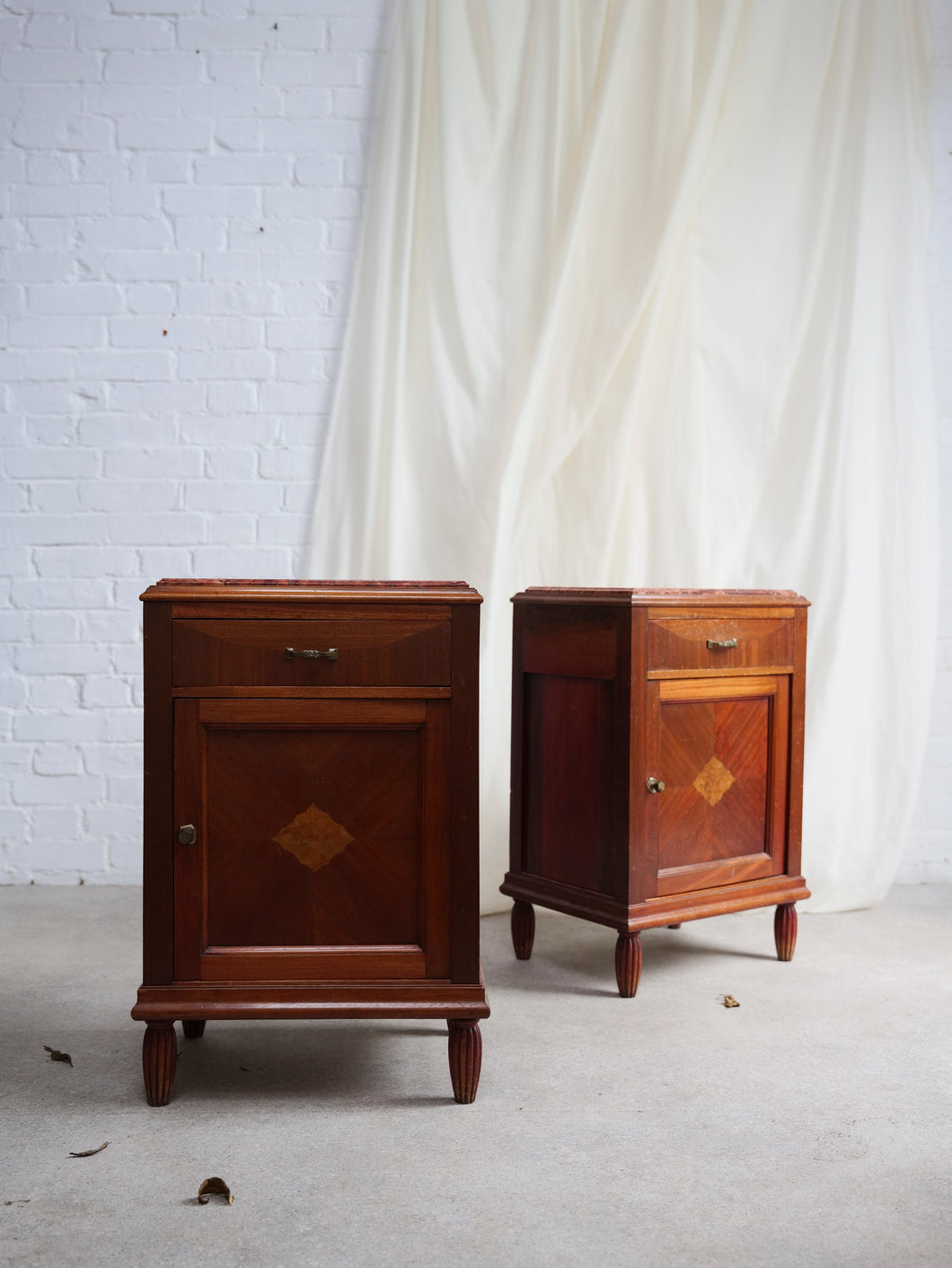 Marble Top Bedside Tables