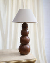 Load image into Gallery viewer, Large Wooden Bobbin Lamp
