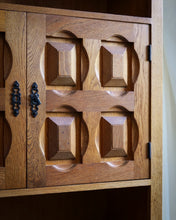 Load image into Gallery viewer, Brutalist Spanish Cabinet in Oak
