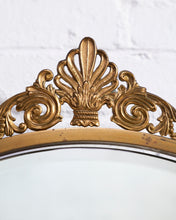 Load image into Gallery viewer, Decorative Brass Art Deco Mirror
