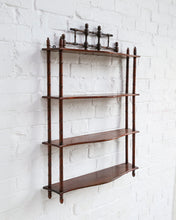 Load image into Gallery viewer, Late 19th Century French Faux Bamboo Hanging Shelves
