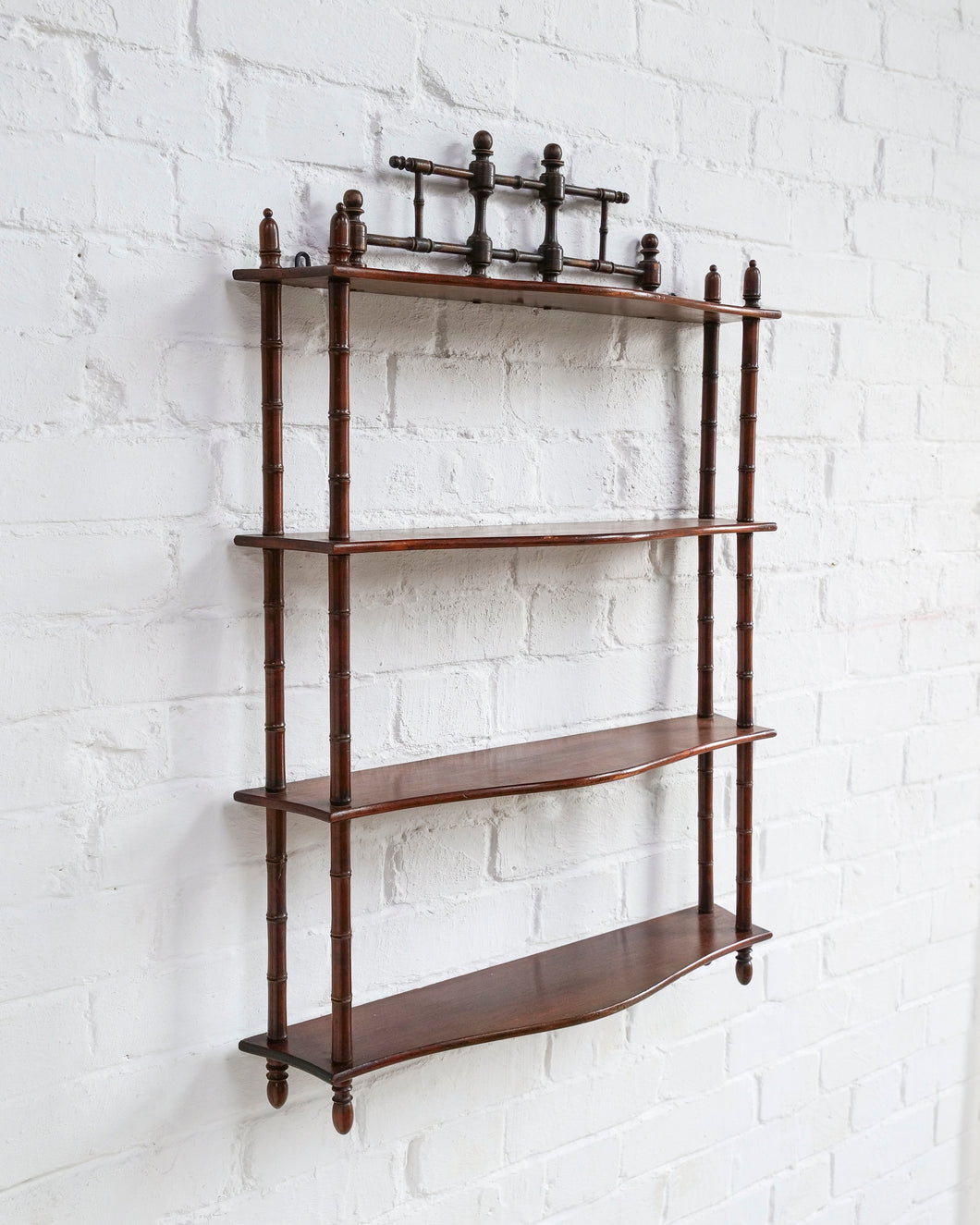 Late 19th Century French Faux Bamboo Hanging Shelves