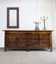 Load image into Gallery viewer, Brutalist Spanish Oak Sideboard
