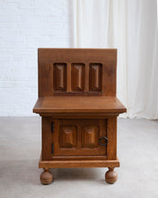 Load image into Gallery viewer, Solid Oak Brutalist Bedside Tables
