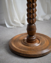 Load image into Gallery viewer, French Carved Oak Floor Lamp Charles Dudouyt
