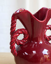 Load image into Gallery viewer, Large French Ceramic Red Vase

