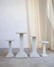 Load image into Gallery viewer, Set Of Four Solid Marble Plinths
