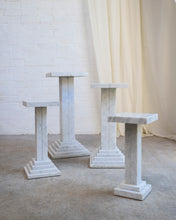 Load image into Gallery viewer, Set Of Four Solid Marble Plinths

