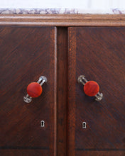 Load image into Gallery viewer, Art Deco Marble Top Sideboard
