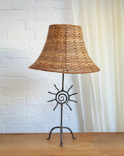 Load image into Gallery viewer, French Sun Metalwork Lamp
