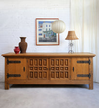 Load image into Gallery viewer, Brutalist Oak Sideboard
