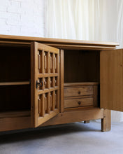 Load image into Gallery viewer, Brutalist Oak Sideboard
