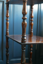 Load image into Gallery viewer, Three Tier Mahogany Victorian Wot-Not
