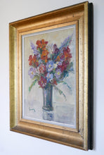 Load image into Gallery viewer, Belgian Oil Painting Of Flowers
