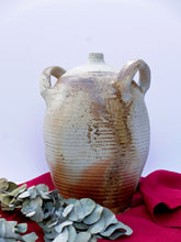 Load image into Gallery viewer, Antique French handmade Stoneware Oil Jug or Oil Jar
