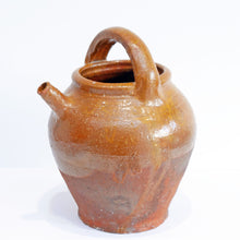 Load image into Gallery viewer, French Provincial 19th Century Ochre Glazed Olive Oil Jug with Weathered Patina
