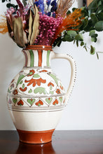 Load image into Gallery viewer, Hand Painted Glazed Spanish Jug
