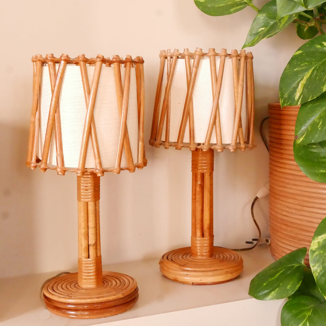 Pair Of Louis Sognot Bedside Table Lamps