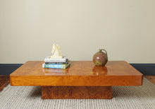 Load image into Gallery viewer, Vintage Burr Walnut Coffee Table
