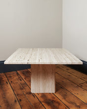 Load image into Gallery viewer, White Travertine Side Table
