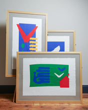 Load image into Gallery viewer, Large Scale 90s Framed Screen Print By Christian Kent
