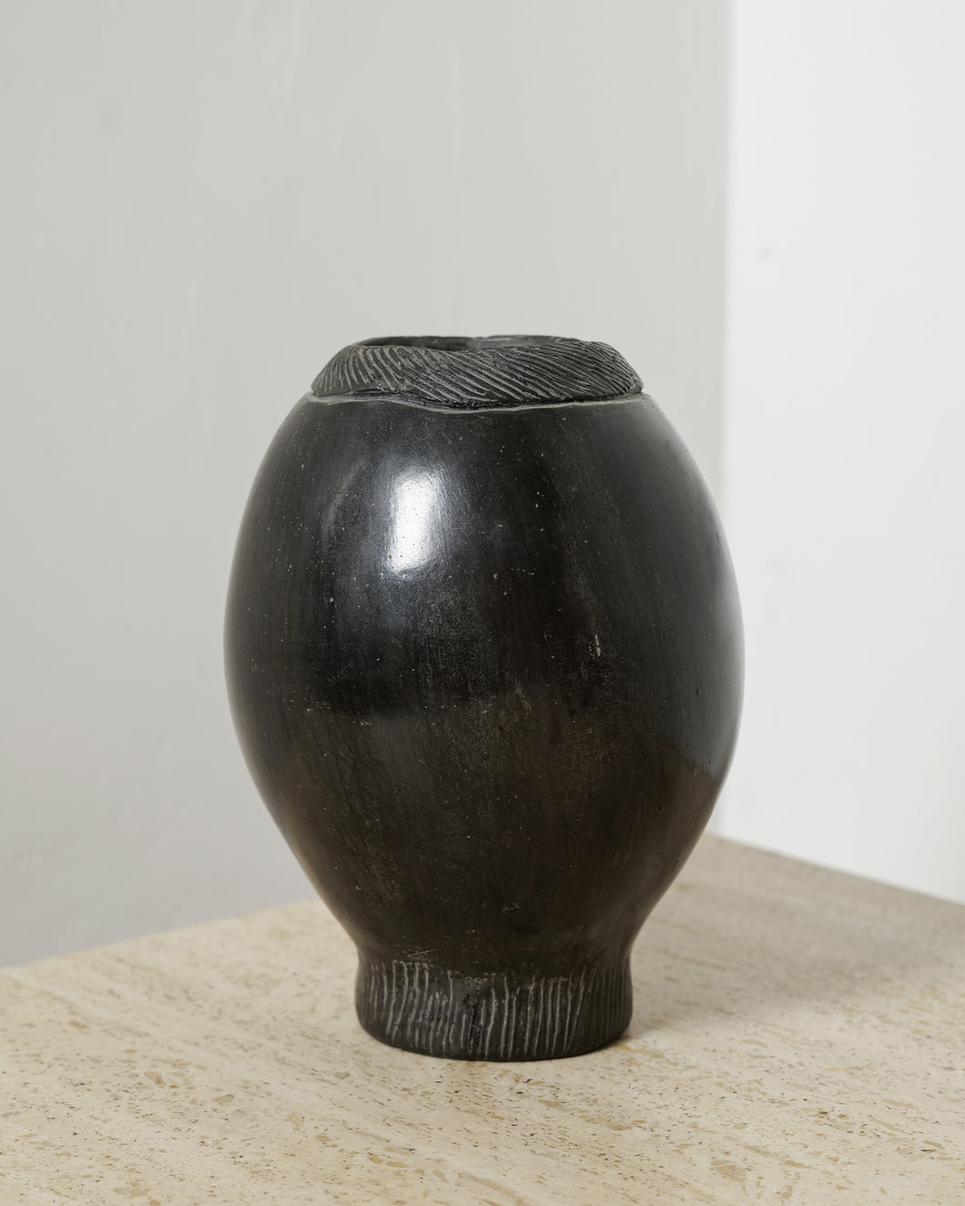 Ceramic Glazed Vase By Artist Maria Loe