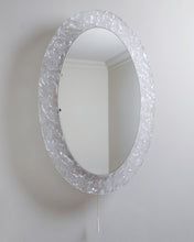 Load image into Gallery viewer, Large Oval Backlit Lucite Mirror
