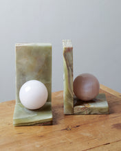 Load image into Gallery viewer, Marble Sphere Book-Ends
