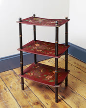 Load image into Gallery viewer, French Faux Bamboo Hand Painted Etagere
