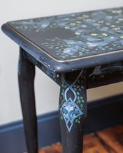 Load image into Gallery viewer, Hand Painted Floral Console Table
