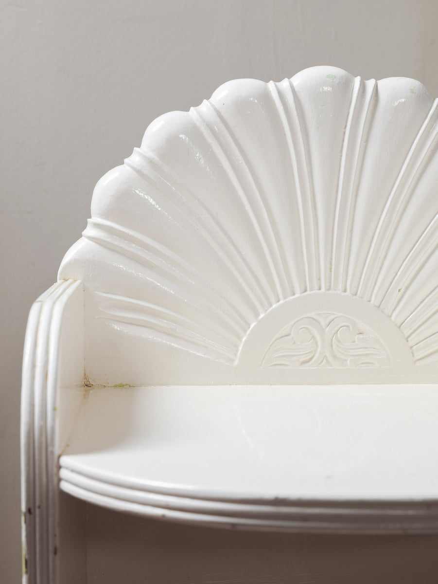 Demi Lune Shell Motif Bedside Tables – Vantage Living