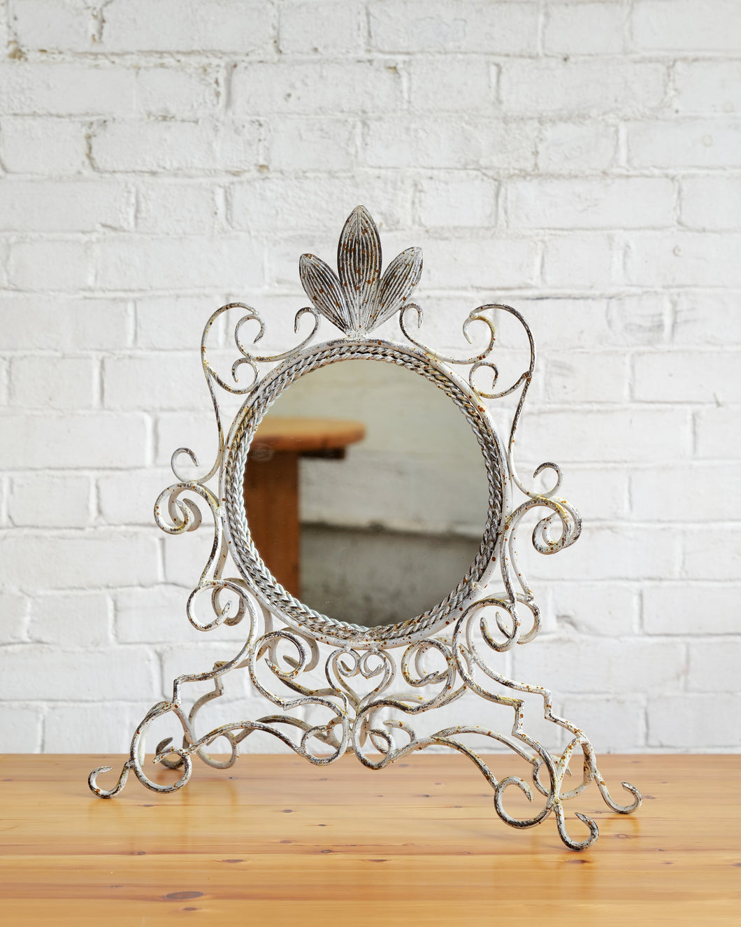 Ornate Metalwork Dressing Table Mirror