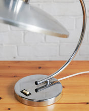 Load image into Gallery viewer, Chrome Italian Table Lamp 1960&#39;s
