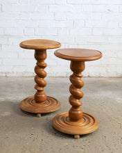 Load image into Gallery viewer, Belgian Oversized Barley Twist Side Tables
