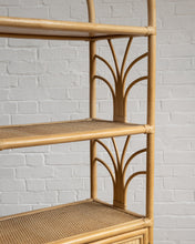 Load image into Gallery viewer, Rattan Floor Standing Shelving Unit
