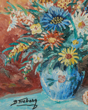 Load image into Gallery viewer, Swedish Oil On Canvas - Flowers
