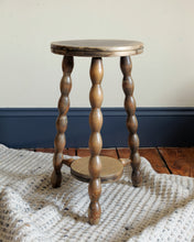 Load image into Gallery viewer, Medium French Bobbin Turned Milking Stool
