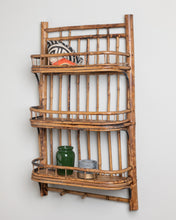 Load image into Gallery viewer, Three Tiered Bamboo Shelving Unit
