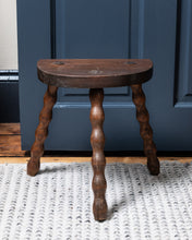 Load image into Gallery viewer, French Small Half Moon Bobbin Stool
