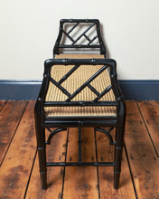 Load image into Gallery viewer, French Faux Bamboo &amp; Cane Bench
