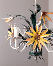 Load image into Gallery viewer, French Floral Toleware Chandelier
