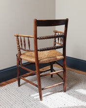 Load image into Gallery viewer, Bobbin Turned Arts And Crafts Chair
