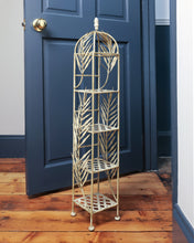 Load image into Gallery viewer, Antique French Metal Faux bamboo Plant Stand
