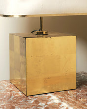 Load image into Gallery viewer, Mid-Century Magnetic Brass Cube Lamp
