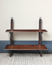 Load image into Gallery viewer, French Faux Bamboo And Bobbin Turned Shelving Unit
