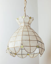 Load image into Gallery viewer, Vintage Italian Capiz Shell Ceiling Pendant
